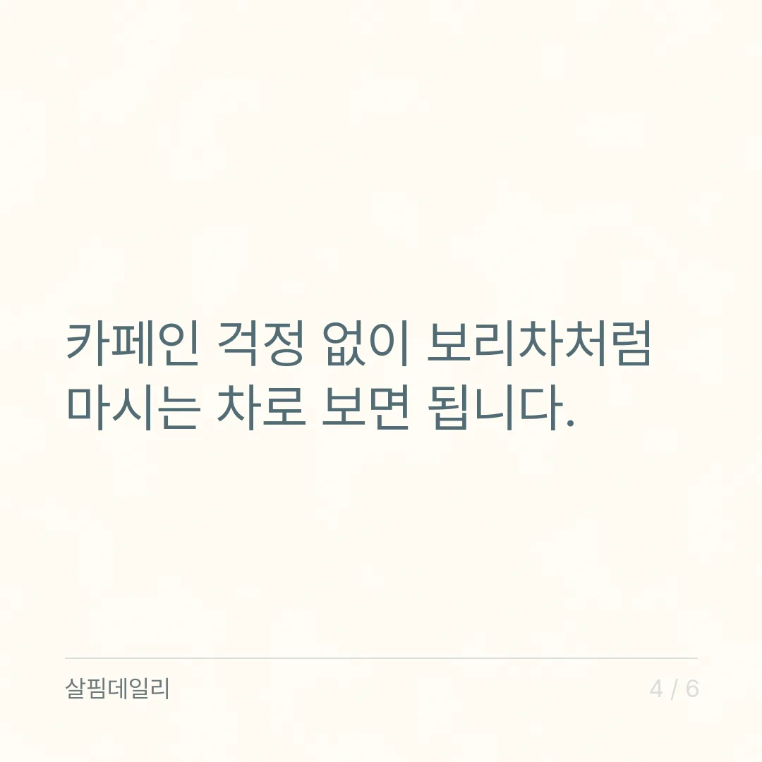 작두콩차를 마시면 비염이 나아질까요 카드 4