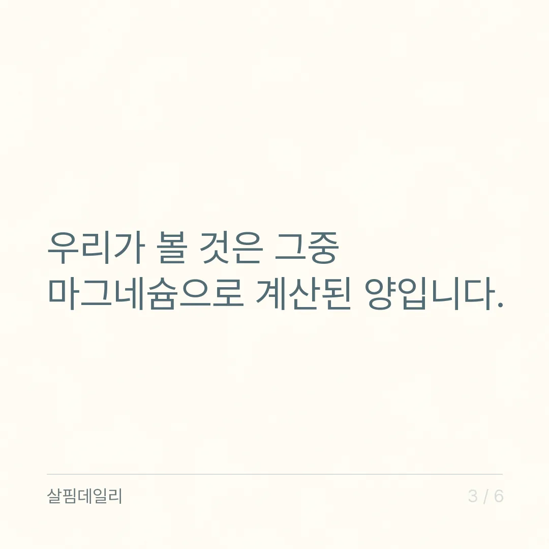 마그네슘 400mg, 그 400이 마그네슘이 아니었어요 카드 3