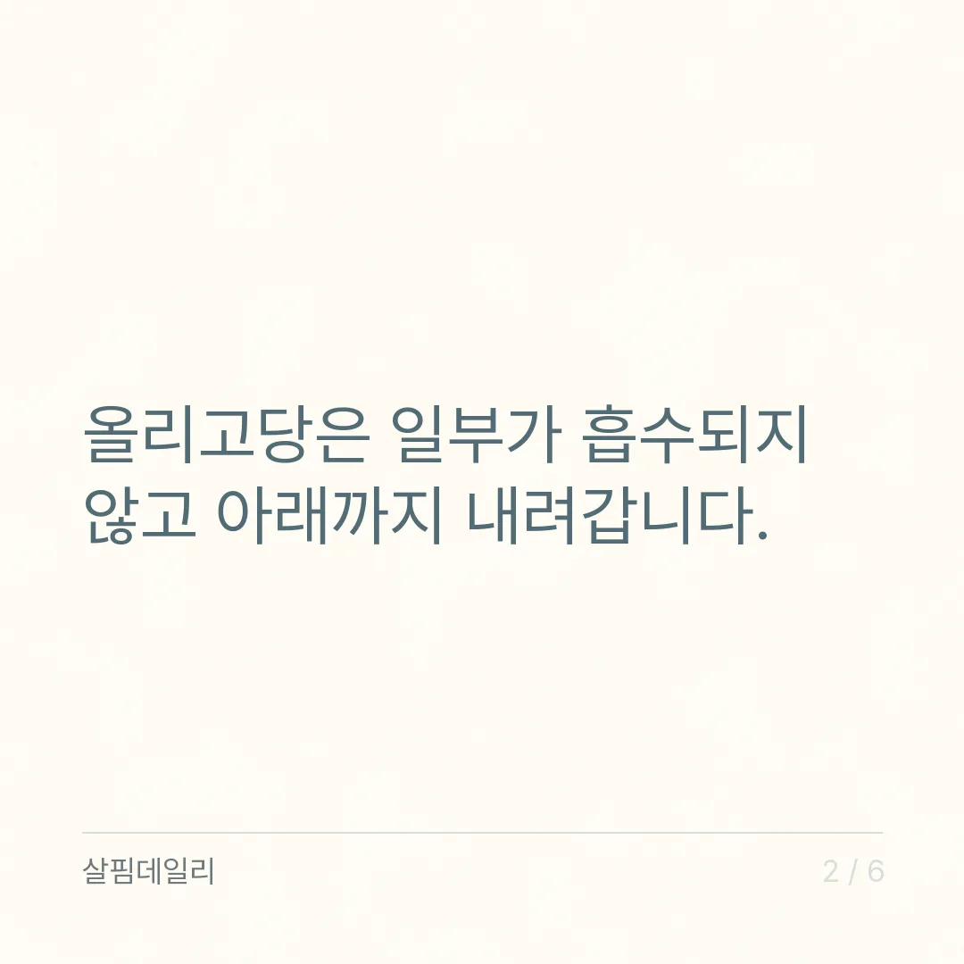 올리고당 설탕 차이, 흡수되는 길이 달라 열량과 배 속 반응이 갈립니다 카드 2