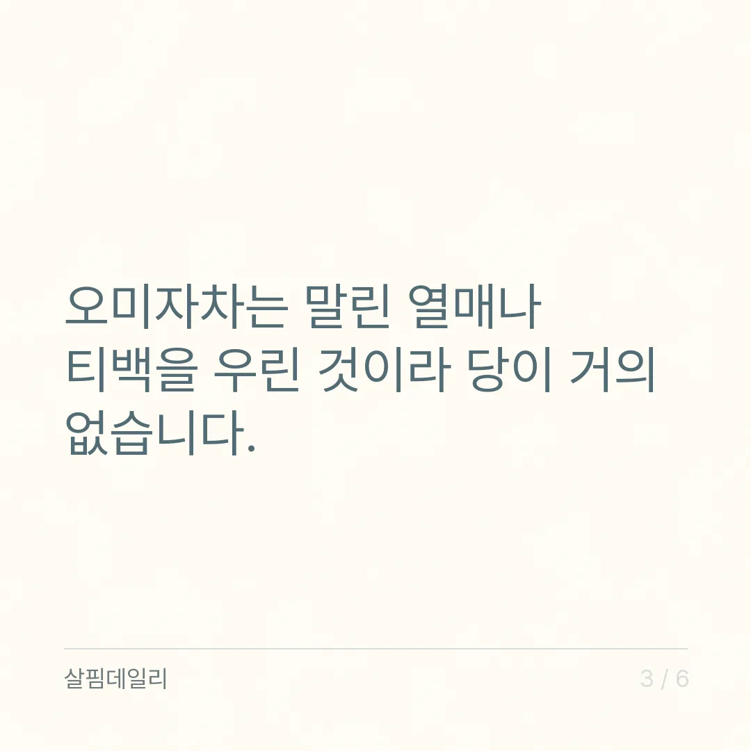 오미자청과 오미자차, 단맛은 어디서 오는지 보세요! 카드 3