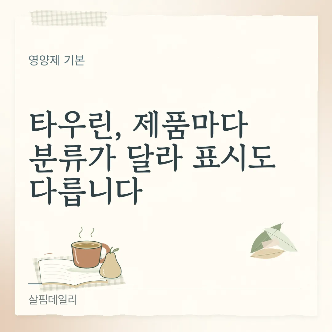 타우린 하루 섭취량보다 먼저 셀 것, 에너지음료는 카페인 하루 400mg 기준으로 카드 1